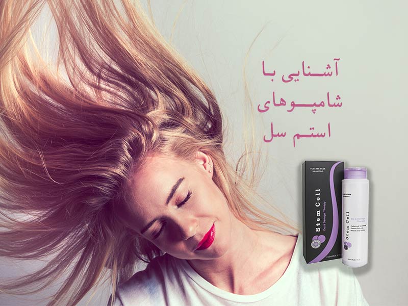 آشنایی با انواع شامپو استم سل جهت رفع تمامی مشکلات مو