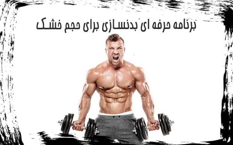 آشنایی با برنامه حرفه ای بدنسازی برای حجم خشک