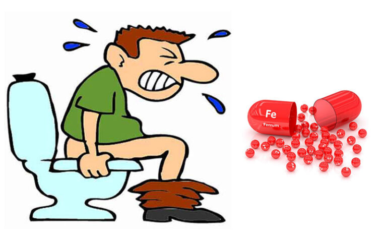 قرص آهن بدون یبوست