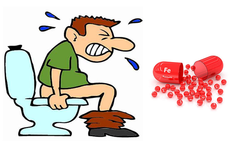 قرص آهن بدون یبوست