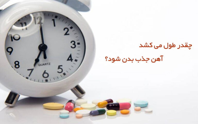 زمان جذب آهن
