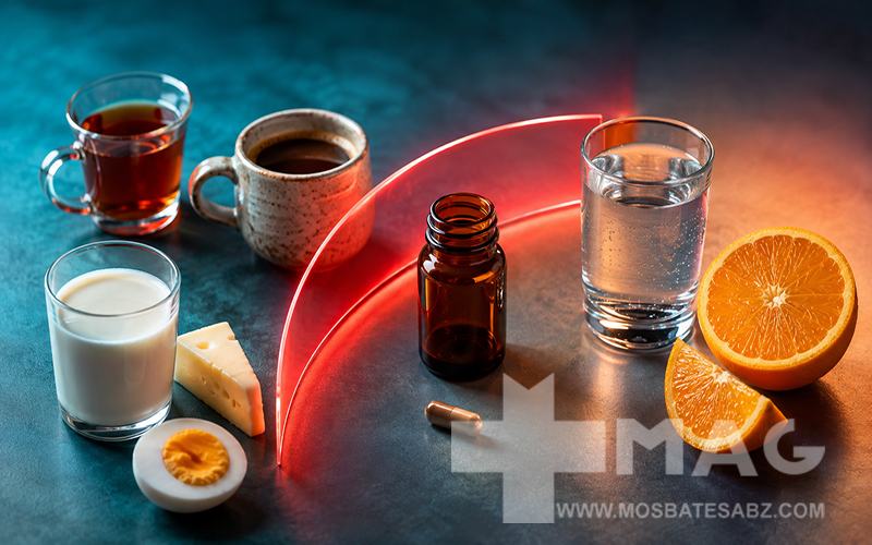 قرص آهن رو با چی نخوریم؟