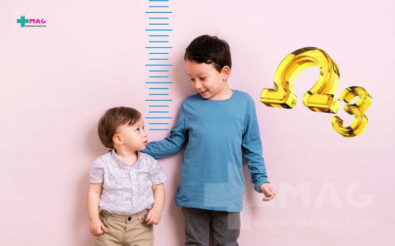 رشد قد با امگا 3