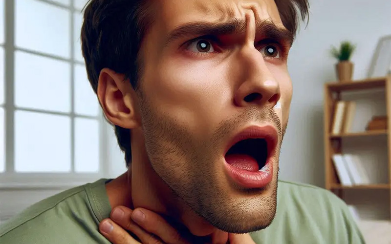 علت خشکی دهان و تنگی نفس چیست