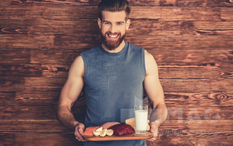 برای عضله سازی قبل از خواب چی بخوریم
