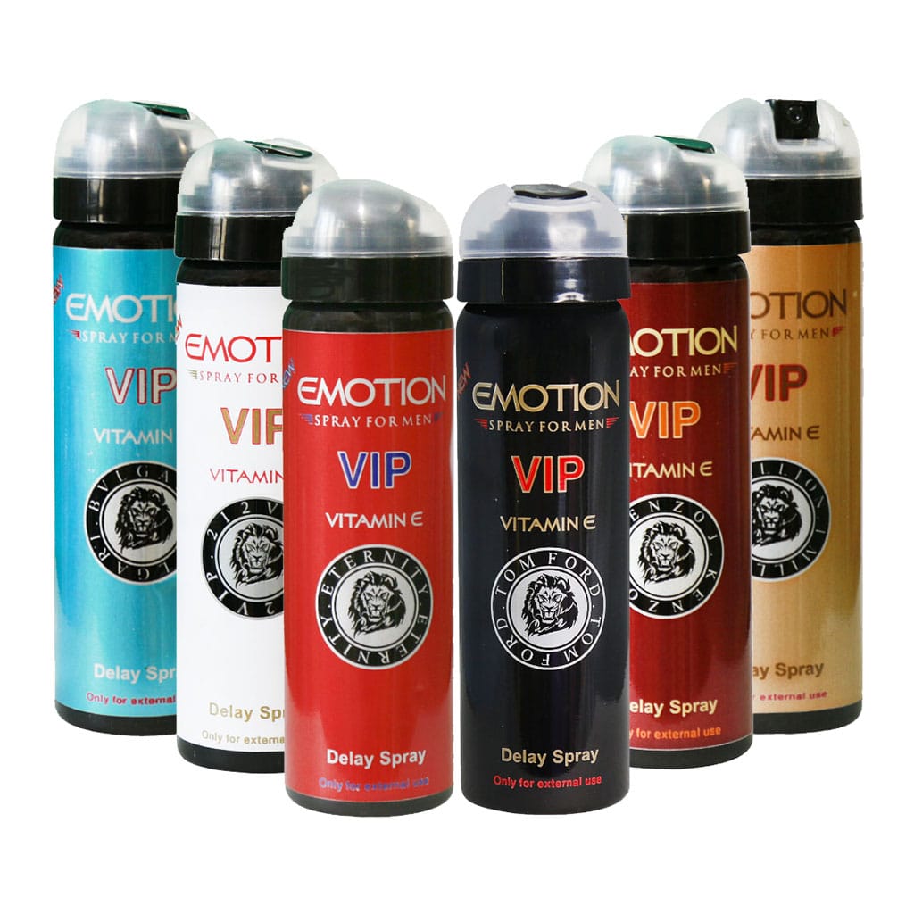 اسپری تاخیری VIP ایموشن حاوی ویتامین E - کنزوجی