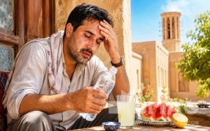 نوشیدن آب در گرمازدگی