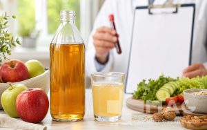 کاهش چربی خون با سرکه سیب